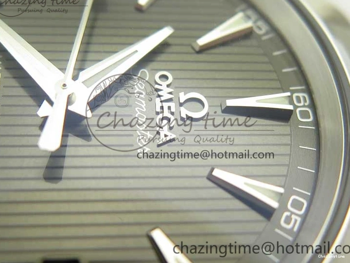 0508 Aqua Terra 150M SS VSF 1:1 Best Edition Gray Textured Dial on SS Bracelet A8500 Super Clone MultiPurpose 8039